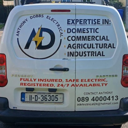 AD Electrical service van - Anthony Dobbs Electrical
